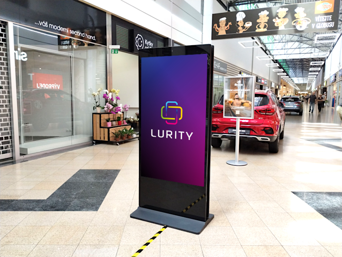 NC Gečko Liberec 2B Sprava Centra — DOOH screen at NC Géčko Liberec, Liberec