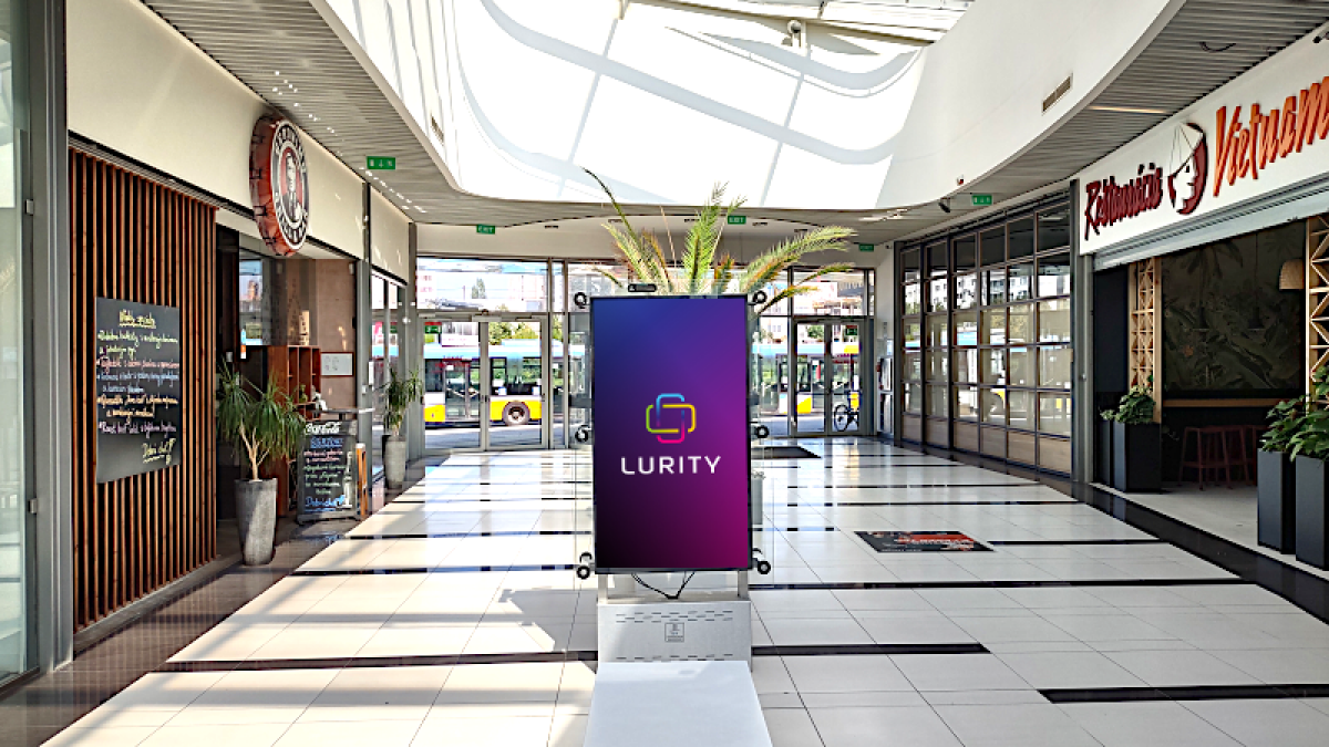 OC Optima Košice 1B — DOOH screen at OC Optima, Košice