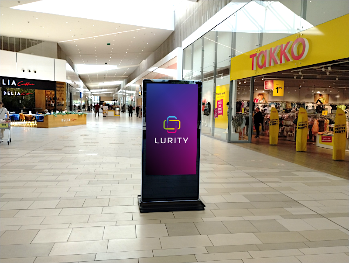 OC Galéria Bratislava Petržalka 2A — DOOH screen at OC Galéria Petržalka, Bratislava