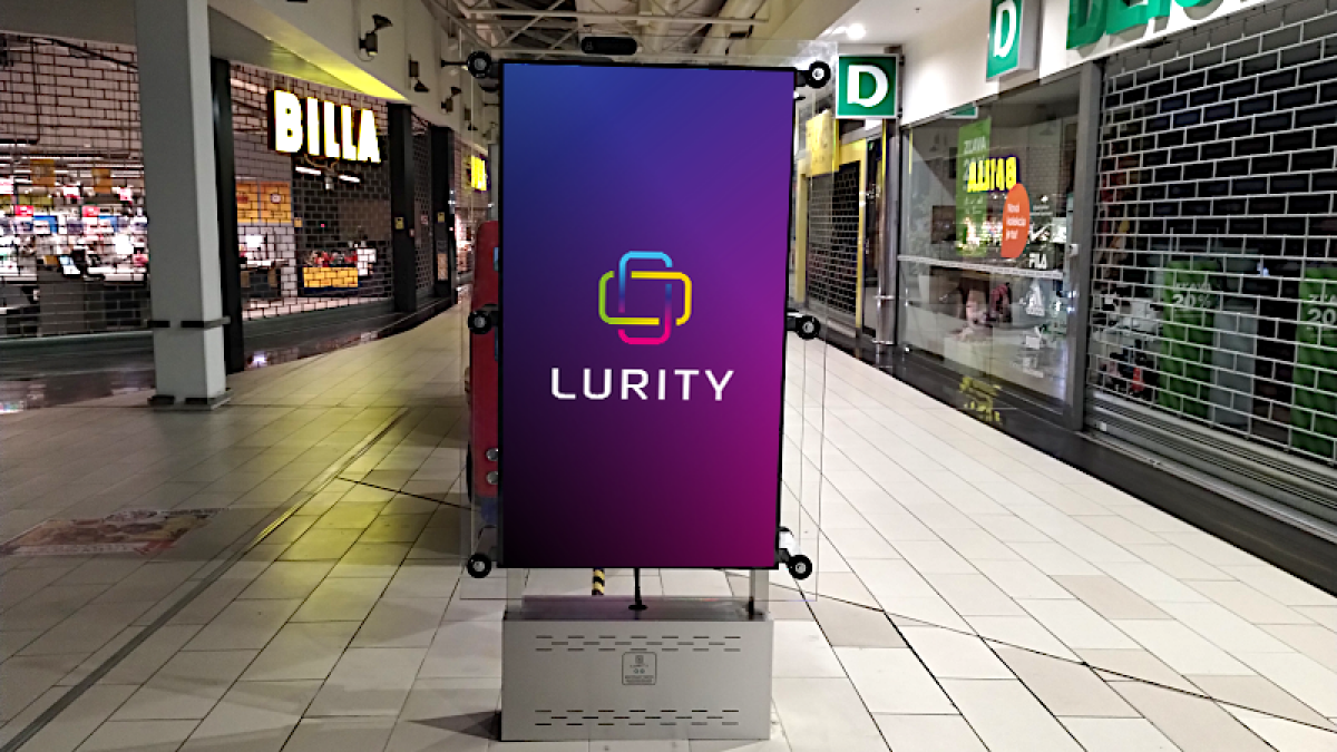 OC Optima Košice 2A — DOOH screen at OC Optima, Košice