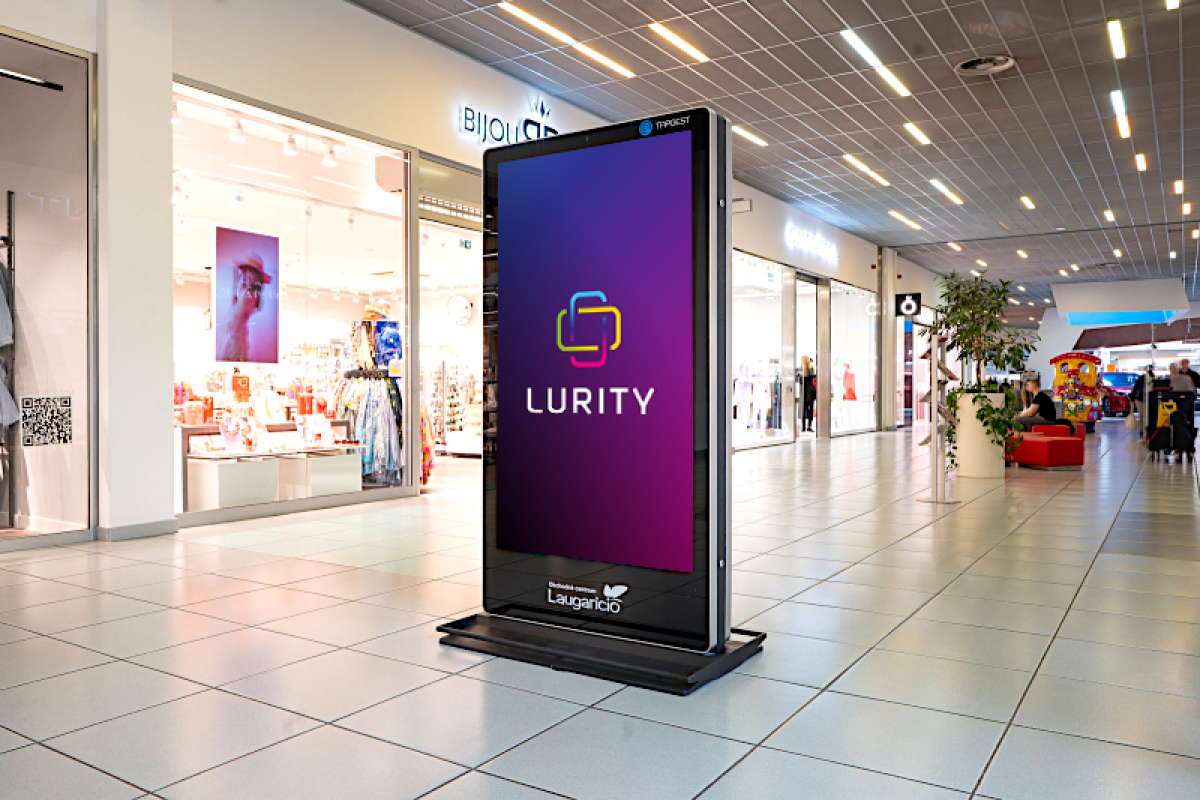 OC Laugaricio Trenčín 2A — DOOH screen at OC Laugaricio, Trenčín