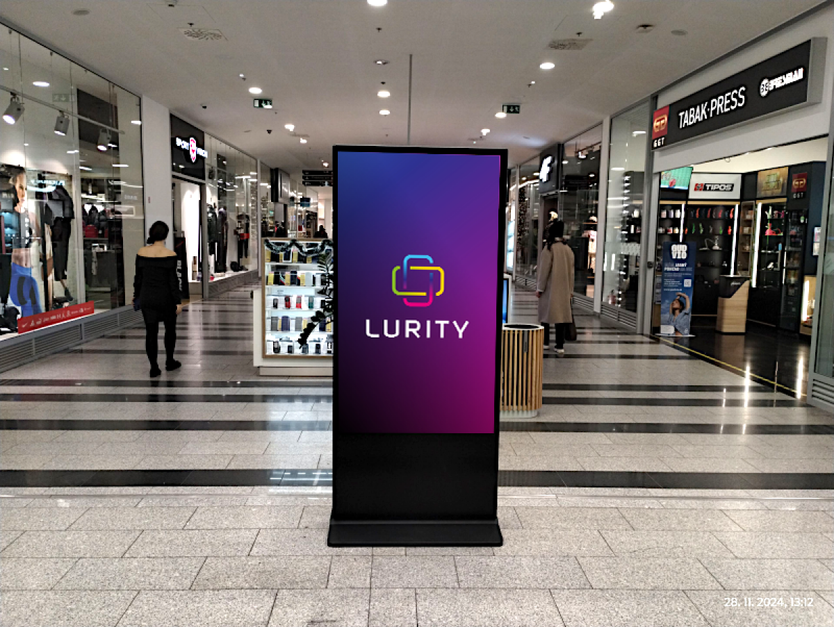 OC Prievidza Korzo 1B Tedi — DOOH screen at OC Korzo Prievidza, Prievidza