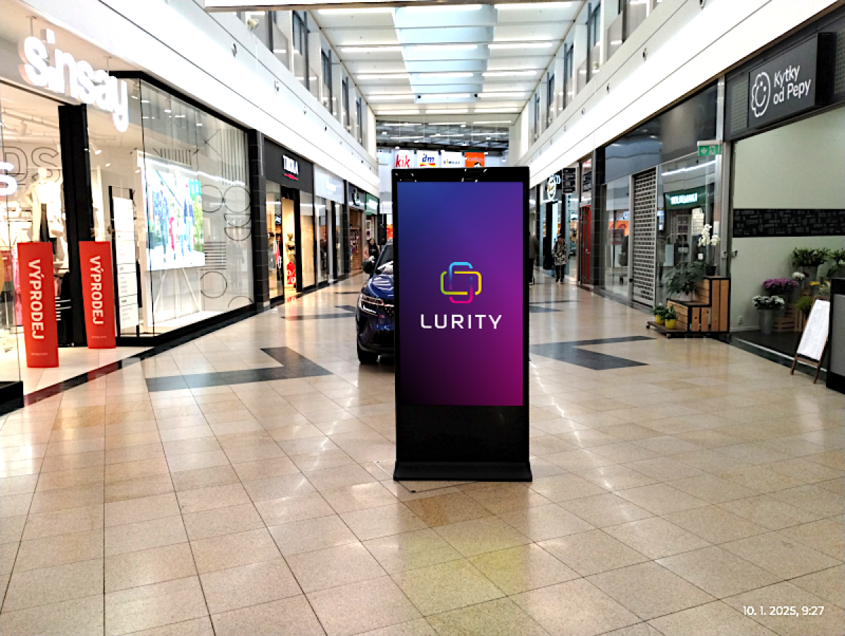 NC Gečko Liberec 2A Globus — DOOH screen at NC Géčko Liberec, Liberec