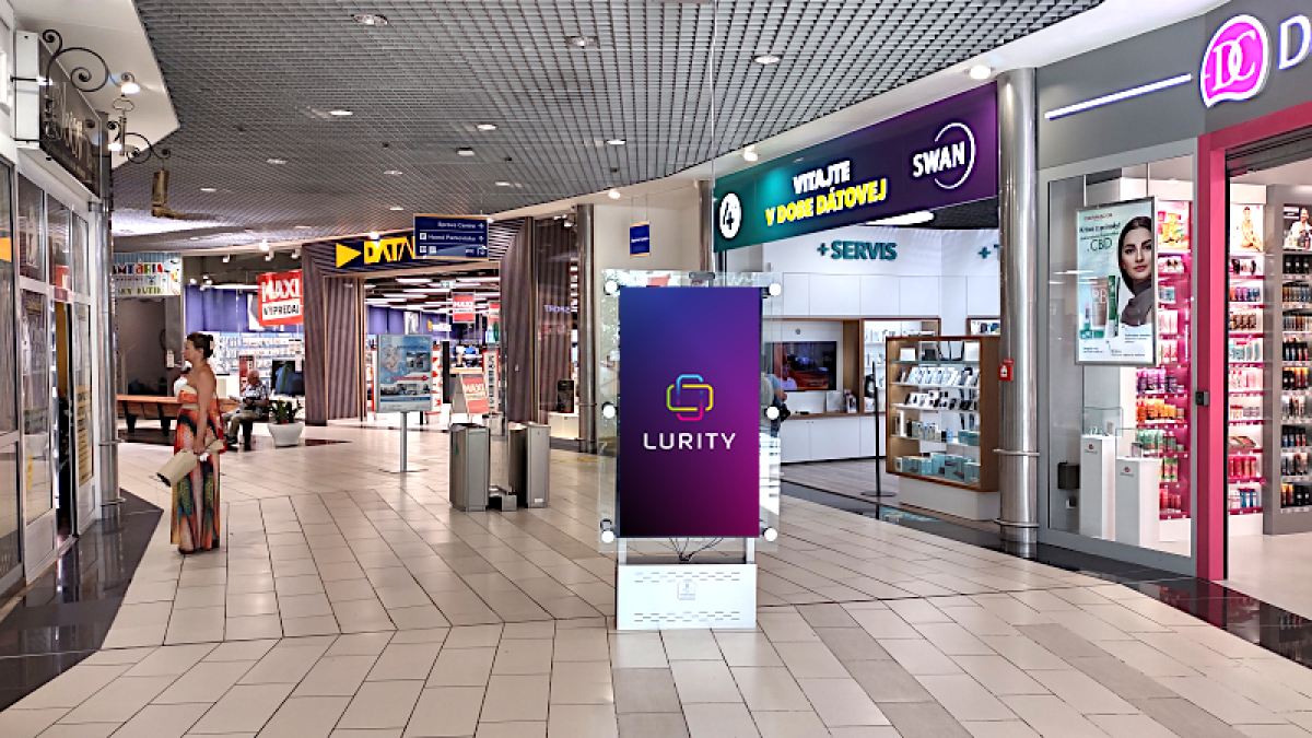 OC Optima Košice 4B — DOOH screen at OC Optima, Košice
