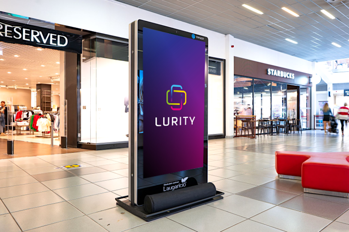 OC Laugaricio Trenčín 1B — DOOH screen at OC Laugaricio, Trenčín