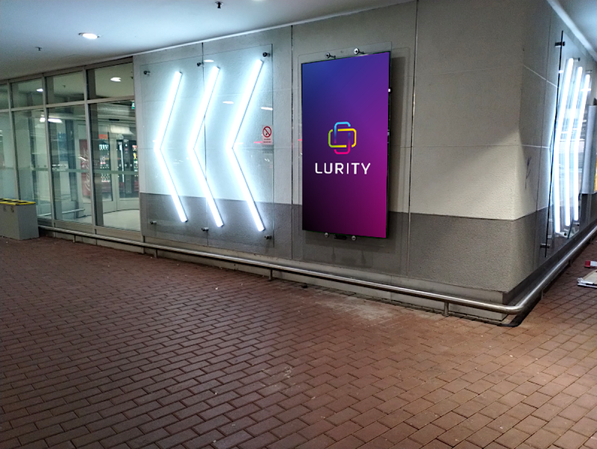 NC Letňany garáže  Vstup 2B — DOOH screen at OC Letňany, Praha