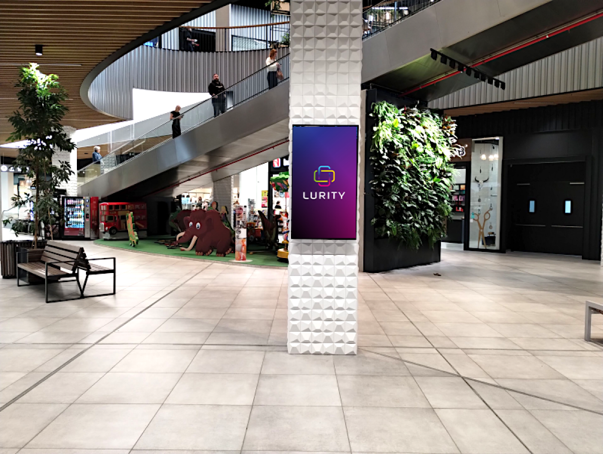 Futurum Brno - Sloup přízemí — DOOH screen at Obchodní Centrum Futurum 2, Brno
