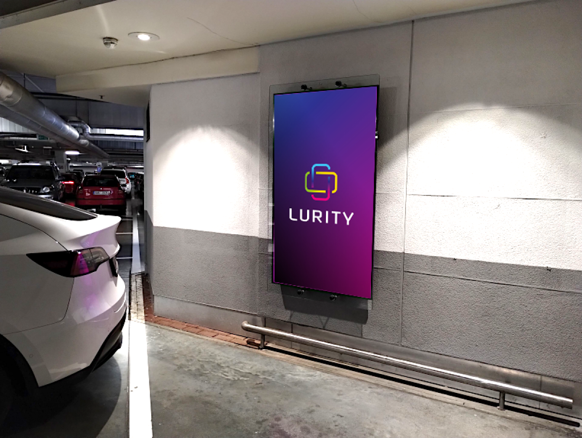 NC Letňany garáže  Vstup 3B — DOOH screen at OC Letňany, Praha