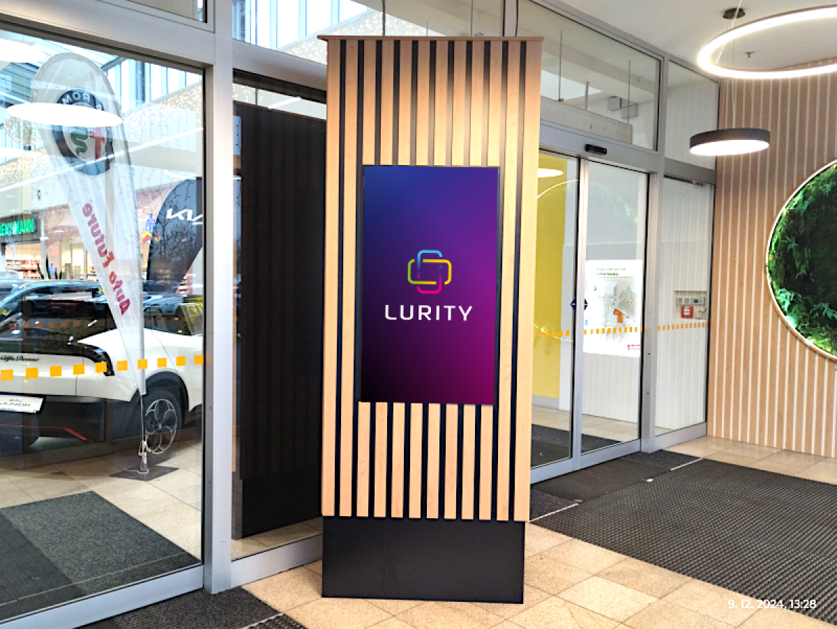 OC Géčko ľavá — DOOH screen at Géčko České Budějovice, České Budějovice