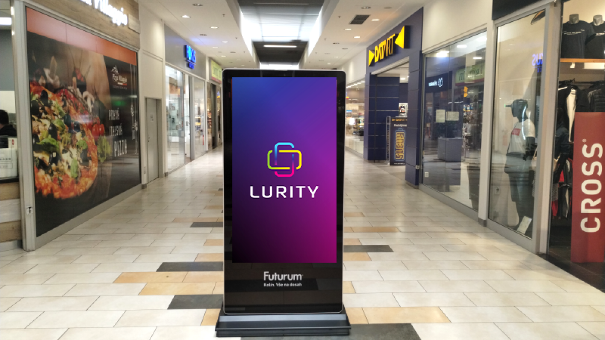Kolin OC Futurum Bageterie — DOOH screen at Futurum Kolín - vertikálne, Kolín