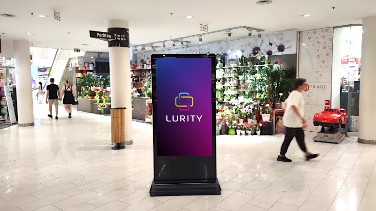 OC Mirage Žilina 1B — DOOH screen at OC Mirage, Žilina