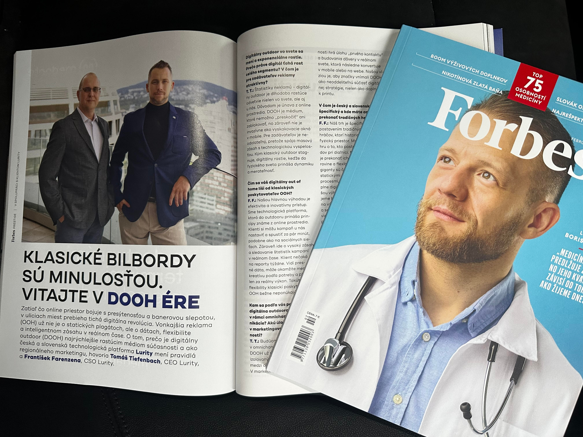 Forbes Slovakia print edition preview